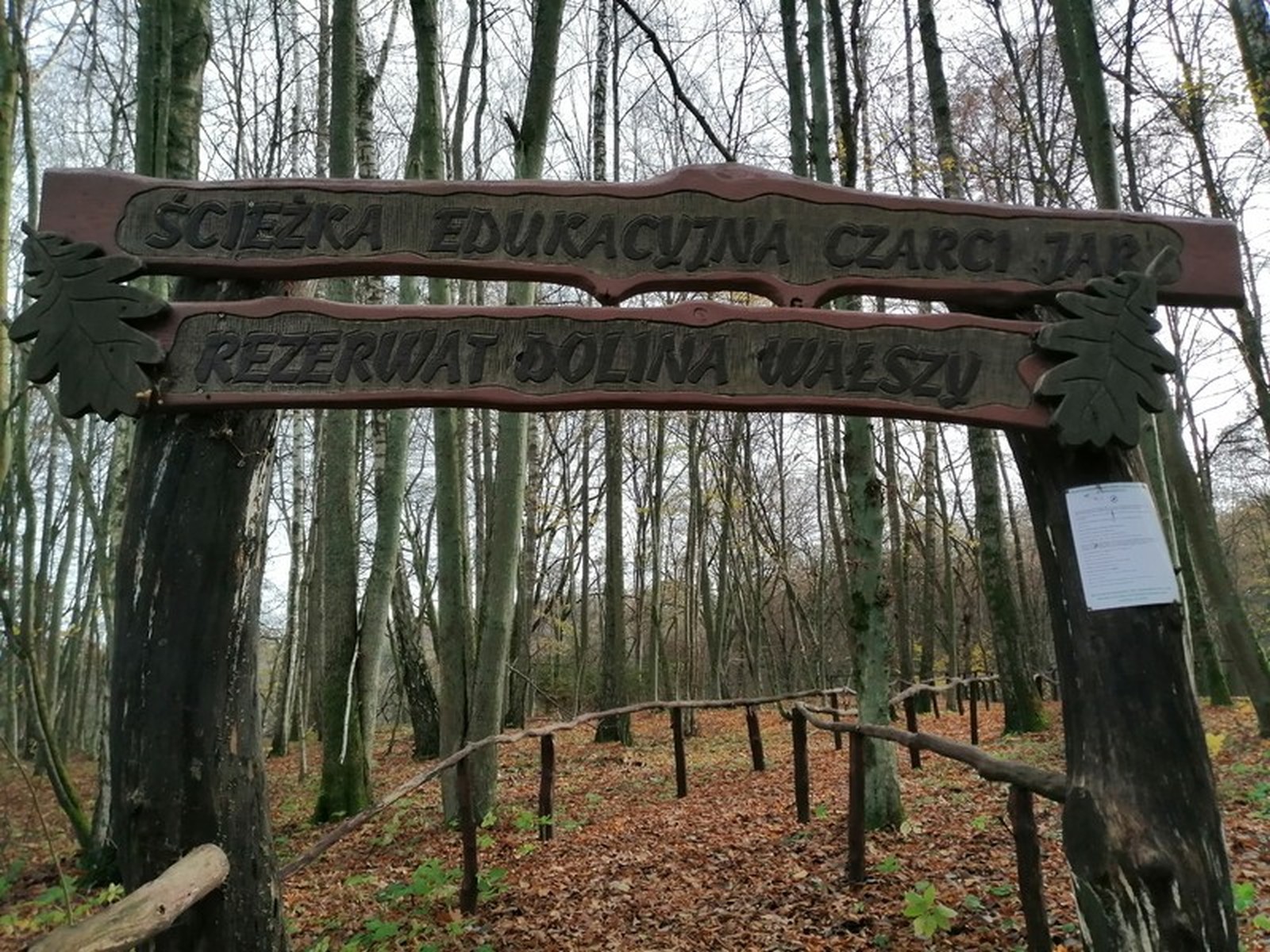 Czarci Jar Educational Trail – Wałsza River Valley Nature Reserve